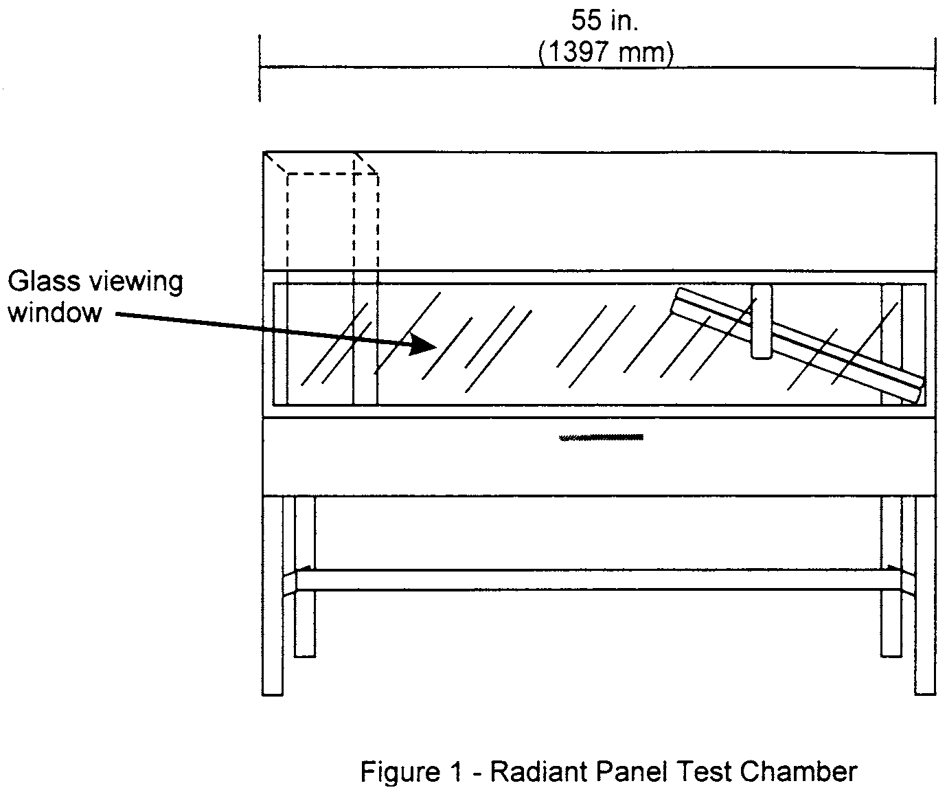 Graphic of (b) Test apparatus.